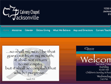 Tablet Screenshot of calvarychapeljnc.org